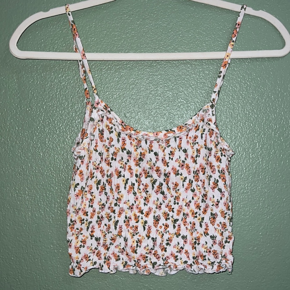 floral tank top
